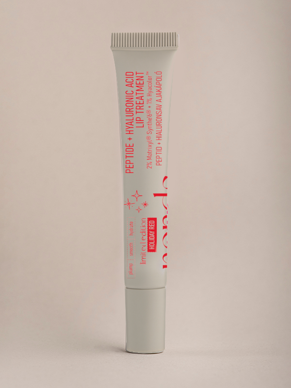 NERDS - Peptid + Hialuronsav Volumennövelő Ajakápoló - 2% Matrixyl® Synthe'6® + 1% Hyacolor™ HOLIDAY RED