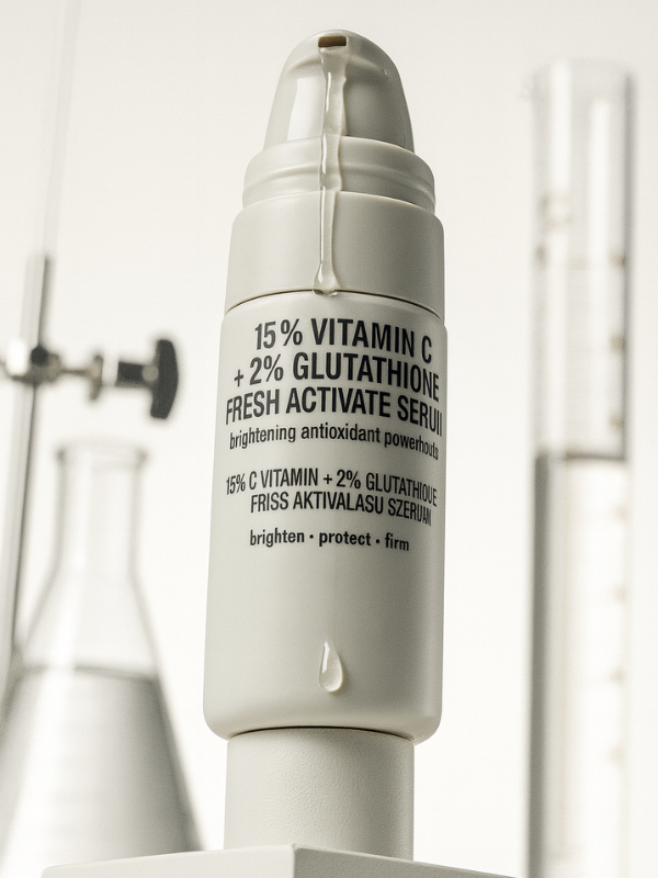 NERDS - 15% C Vitamin + 2% Glutathione Friss Aktiválású Szérum